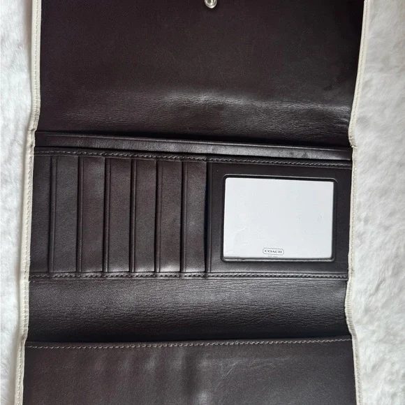 Coach Soho Buckle Flap Satchel Bag + Matching Wallet Leather Authentic - Picture 10 of 10